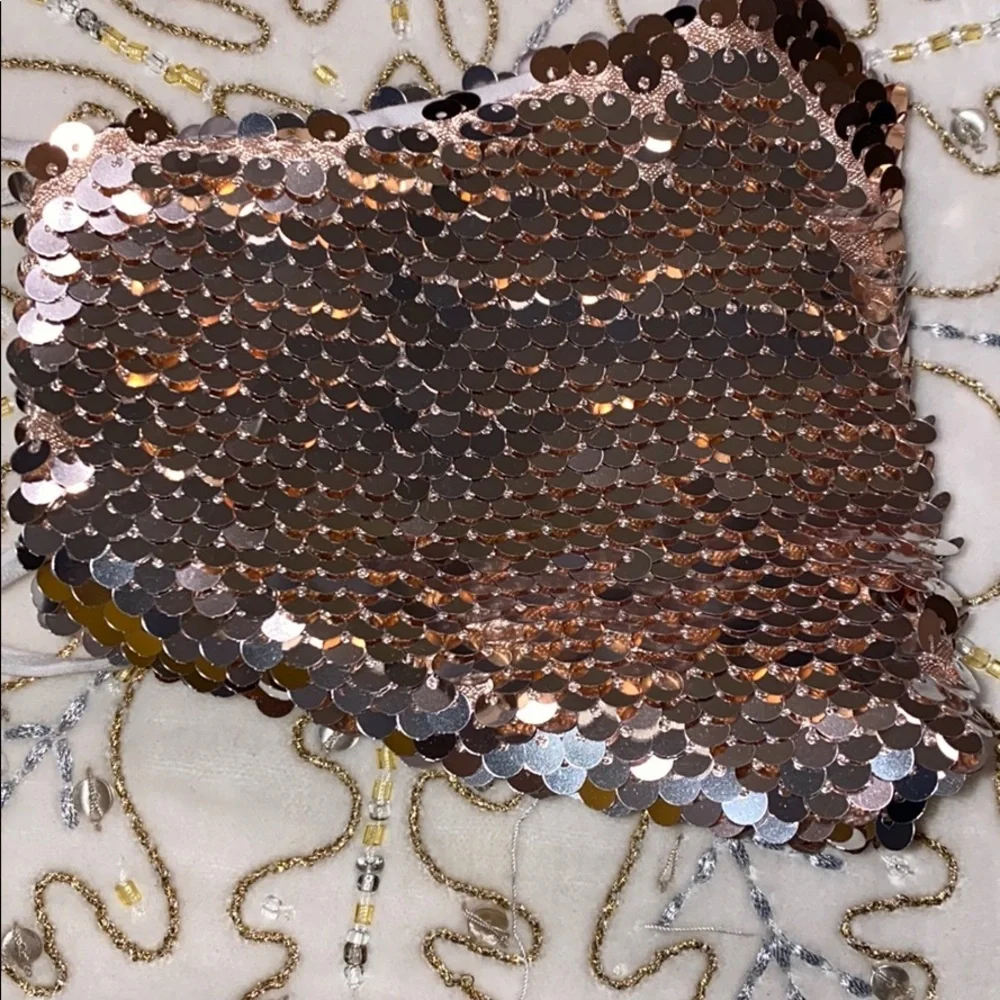 2 Tone Flip‎ Flop Sequin Face Mask
